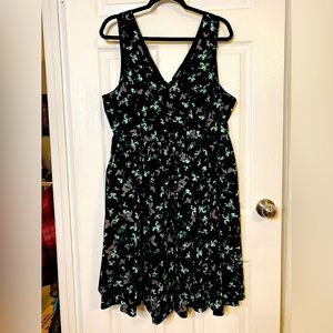 Size 18 Torrid Butterfly Print Dress
